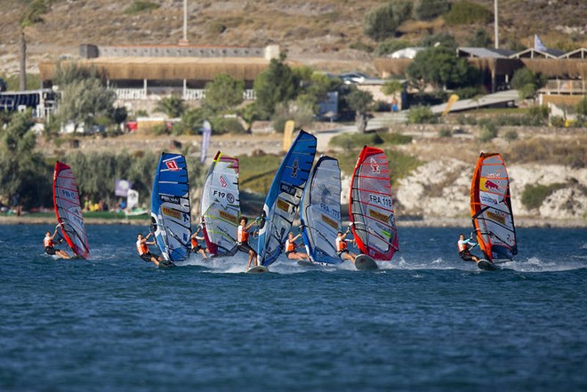 Sarah Quita out in front - PWA Pegasus Airlines World Cup 2012 ©  John Carter / PWA http://www.pwaworldtour.com